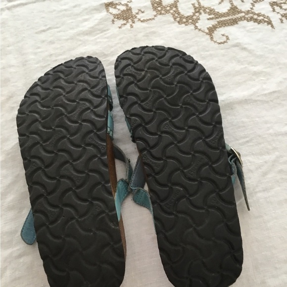Birkenstock Blue Studded Sandals - Picture 4 of 5